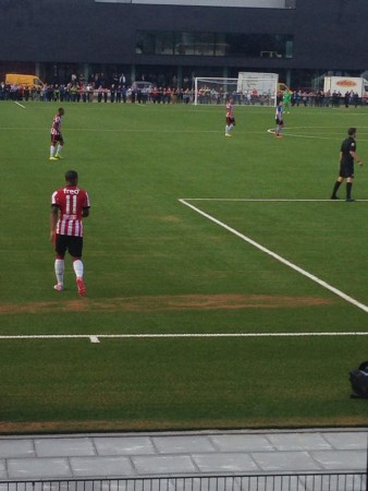Narsing in de wedstrijd tegen FC Eindhoven